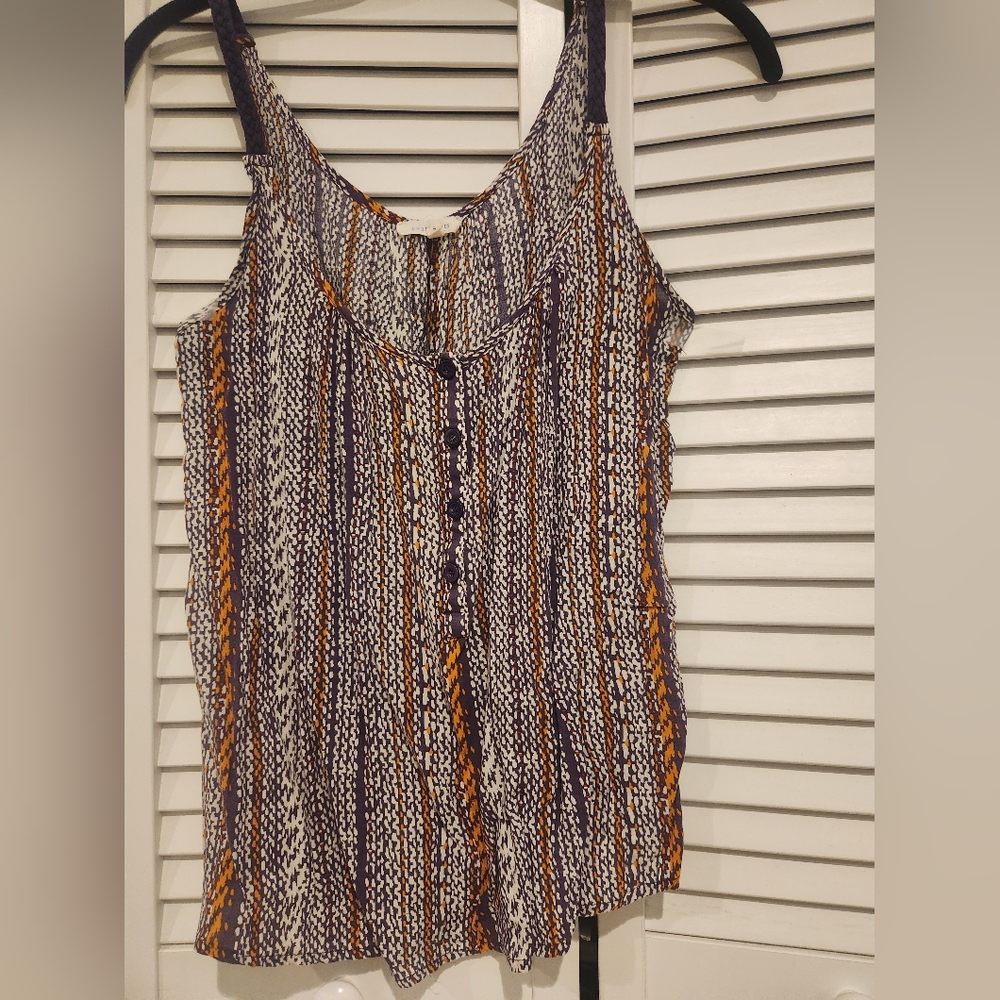 Flowing button-up top (S)
